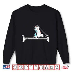 Sweatshirt Pilates Unicorn Fitness Exercise Training Meditation Shirt