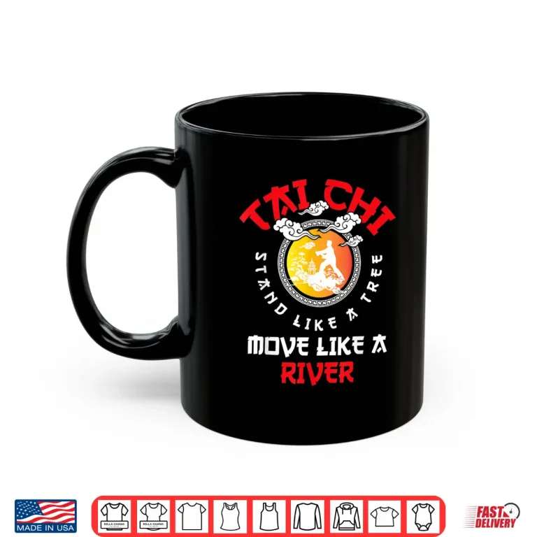 Mug Tai Chi Stand Like A Tree Mind Body Spiritual Meditation Shirt