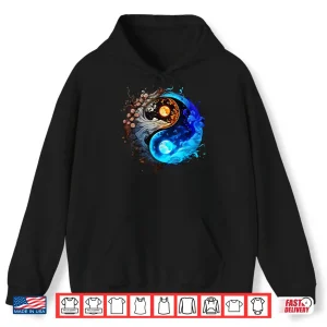 Hoodie Yin Yang Moon and Sun Shirt