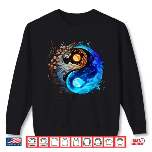 Sweatshirt Yin Yang Moon and Sun Shirt