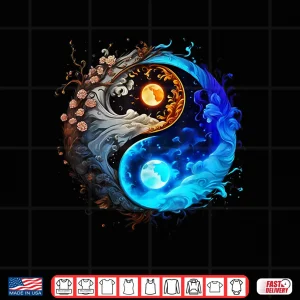 Design Yin Yang Moon and Sun Shirt
