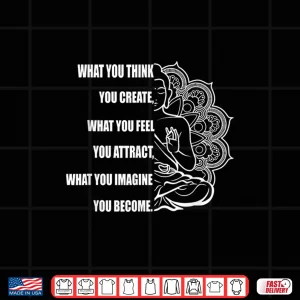 Design Buddha Meditation Shirt Law Of Attraction Shirt