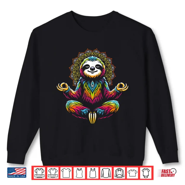 Sweatshirt Cute Zen Sloth Shirt