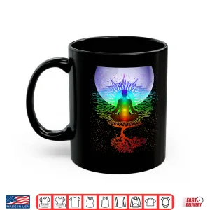 Mug Chakra Meditation Moon Tree of Life Shirt