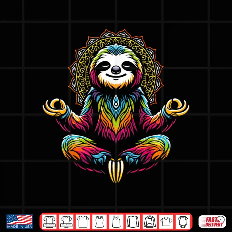 Design Cute Zen Sloth Shirt