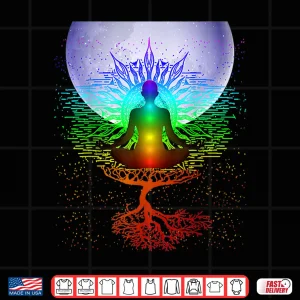 Design Chakra Meditation Moon Tree of Life Shirt