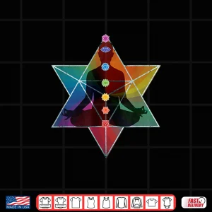 Design Merkaba Activation Chakra Meditation Shirt