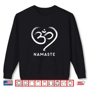 Sweatshirt Aum Symbol Heart Namaste Om Shirt