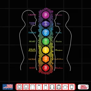 Design 7 Seven Chakras Yoga Shirt
