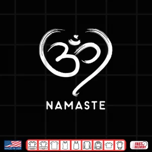 Design Aum Symbol Heart Namaste Om Shirt