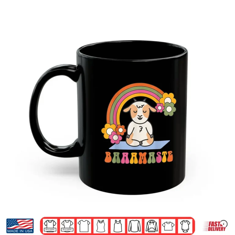 Mug Baaamaste Goat Yoga Meditation Zen Namaste Funny Shirt