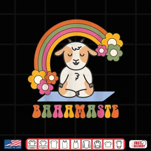 Design Baaamaste Goat Yoga Meditation Zen Namaste Funny Shirt