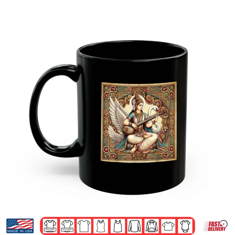 Hindu Goddess Saraswati Hinduism Mythology Vintage Shirt 3 Mug Hindu Goddess Saraswati Hinduism Mythology Vintage Shirt