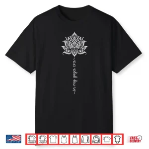In My Yoga Era Lotus Flower Yoga Class Meditation Workout Shirt