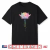 Lotus Flower Namaste Yoga Watercolor Meditation Zen Bohemian Shirt