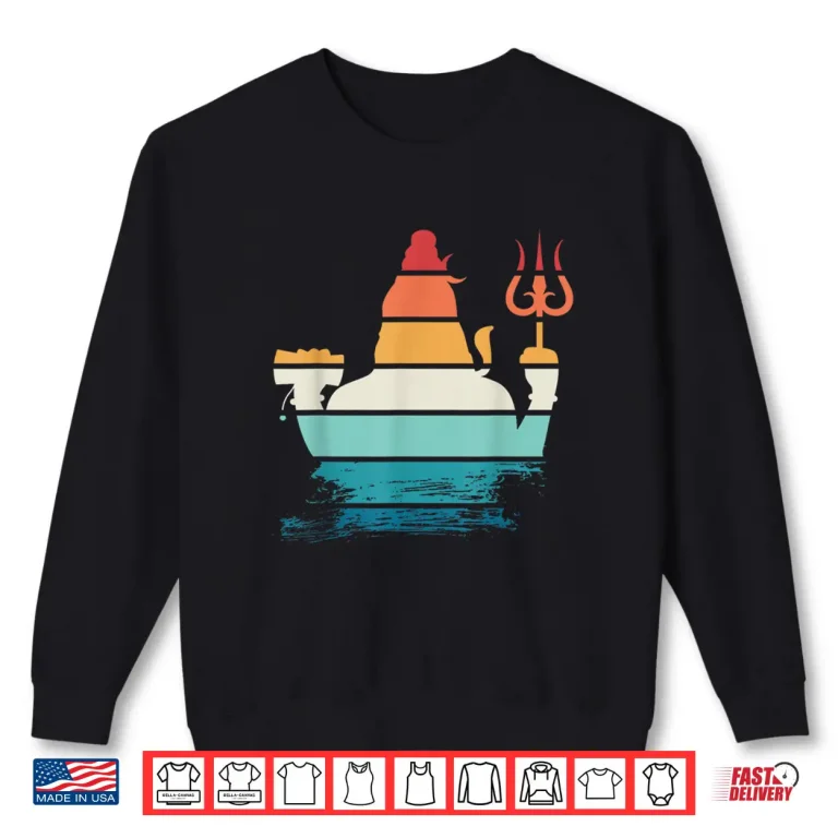 Sweatshirt Retro Shiva Hindu Hinduism India Buddhism Ganesha Religion Shirt