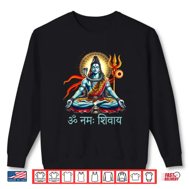 Sweatshirt Shiva Hindu God Shiva Yoga Meditation Spiritual Religious Shirt