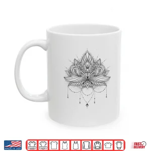 Mug Sacred Geometry Meditation Positivity Love Mandala Lotus Shirt