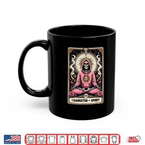 Mug The Gangster of Spirit Skull Pink Gangster Spiritual Zen Shirt