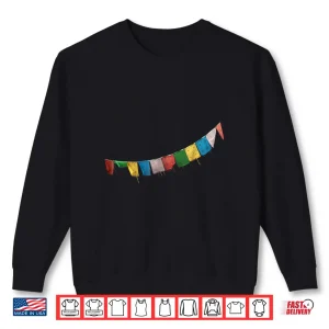 Sweatshirt Tibetan Prayer Flag Shirt Meditation Qi Gong Shirt
