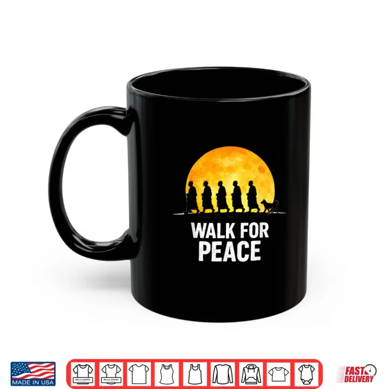 Mug Walk for Aloka Peace Walking Monks Zen Art Shirt