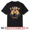 Zen Crow F Caw F Raven Fcawf Funny Meditation Yoga Fawk Off Shirt