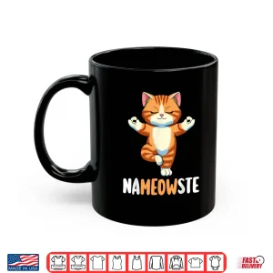 Mug Yoga Cat Nameowste Meditation Zen Kitten Namaste Funny Shirt