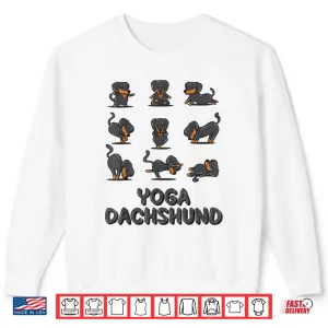 Sweatshirt Dachshund Yoga Shirt Dachshund Yoga Pose Meditation Shirt