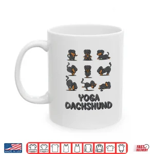 Mug Dachshund Yoga Shirt Dachshund Yoga Pose Meditation Shirt