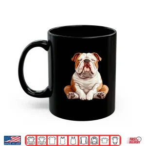 Mug English Bulldog Dog Meditation Yoga Shirt