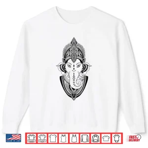 Sweatshirt Ganesha God deity Indian India yoga meditation t shirt