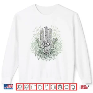 Sweatshirt Hand of Fatima Hamsa S XXXL Yoga Meditation Shirt