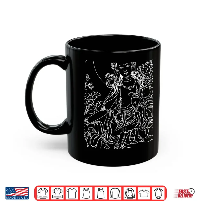 Mug Green Tara Tibetan Buddhism Meditation Deity Mantra T Shirt