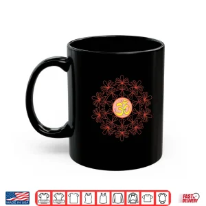 Mug Om Aum Omkara Symbol Spiritual Yoga Meditation Lotus Mandala Shirt