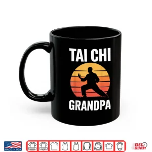 Mug Tai Chi Grandpa Martial Arts Meditation Elderly Fitness Men Shirt