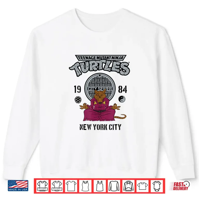 Sweatshirt Teenage Mutant Ninja Turtles Master Splinter City Meditation Shirt
