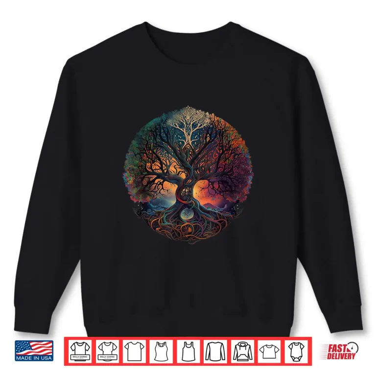 Sweatshirt Tree Of Life Gift The Tree Of Life Meditation Shirt
