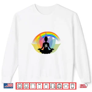 Sweatshirt Womens OM Meditation Yoga Backprint Shirt
