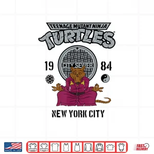 Design Teenage Mutant Ninja Turtles Master Splinter City Meditation Shirt