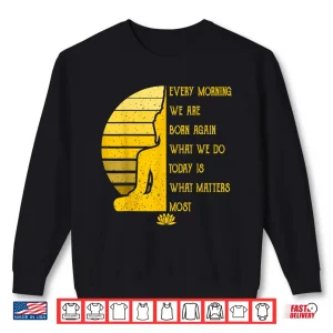 Sweatshirt Yoga Tshirt MEDITATION Buddha Gift Yoga Teacher Shirt