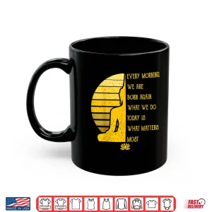 Mug Yoga Tshirt MEDITATION Buddha Gift Yoga Teacher Shirt