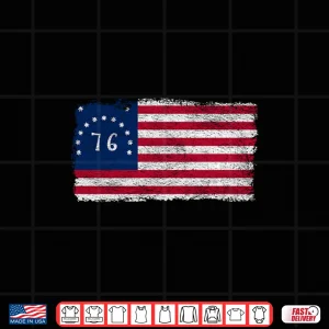 Design Bennington Flag USA Flag Stars and Stripes Shirt