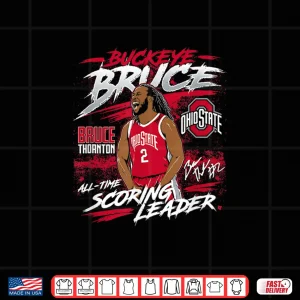 Design Bruce Thornton Leading Scorer Ohio State Basketball Shirt