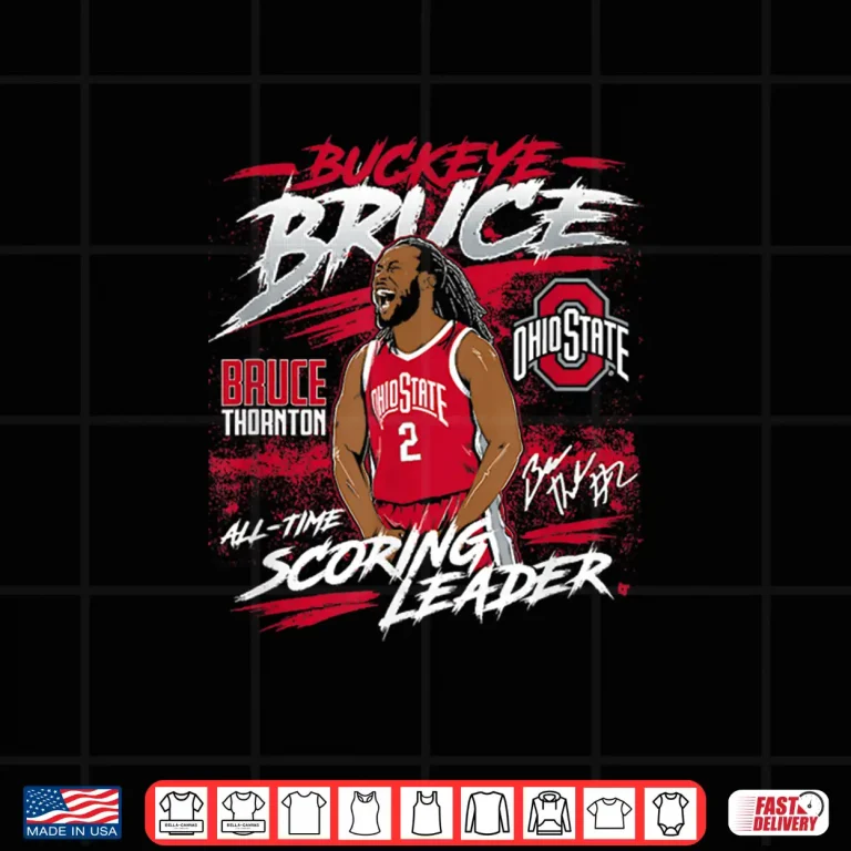 Bruce Thornton Leading Scorer Ohio State Basketball Shirt 4 Design Bruce Thornton Leading Scorer Ohio State Basketball Shirt