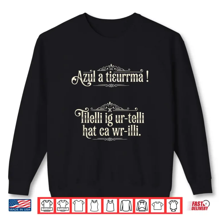 Sweatshirt Hello People Funny Design Shirt