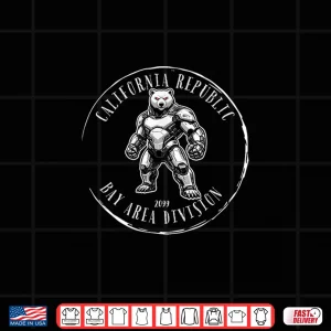 Design California Republic Bay Area Division 2099 Tactical Bear Shirt