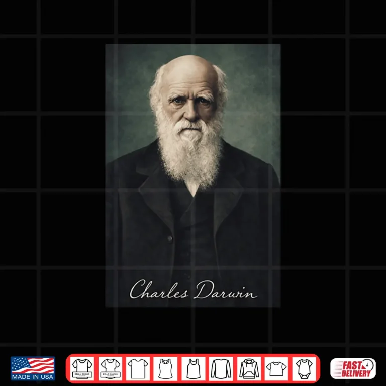 Design Charles Darwin Portrait Shirt