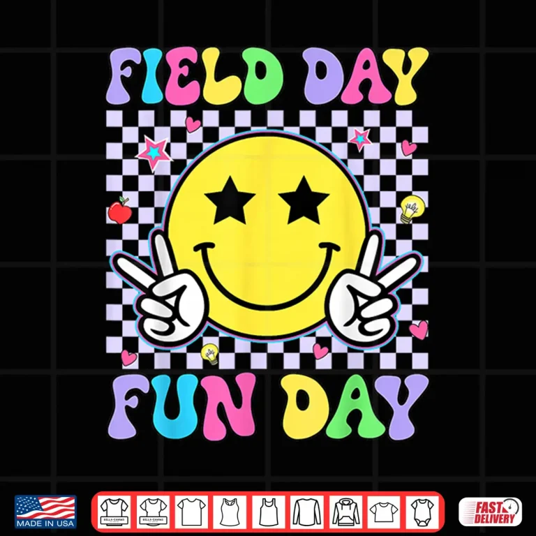 Design Retro Groovy Field Day Fun Day Teacher Kids Field Day 2026 Shirt