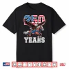 Retro Usa 250Th Anniversary Bald Eagle And Clydesdale Horse Shirt
