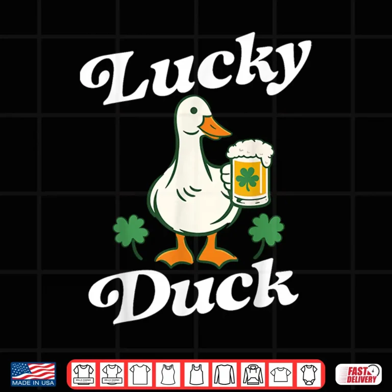 St Patrick'S Day Lucky Duck Saint Paddy'S Day Irish Beer Shirt 2 Design St Patricks Day Lucky Duck Saint Paddys Day Irish Beer Shirt